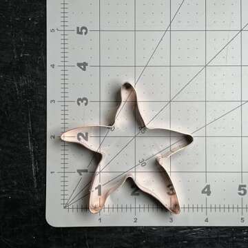 The Fussy Pup Beach Collection Copper Starfish Cookie Cutter - Perfect Gift for Bakers and Ocean Lov...