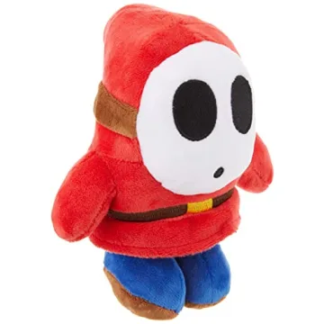 Little Buddy Super Mario All Star Collection 1591 Shy Guy Stuffed Plush, 6.5 Inch, Multi-colored