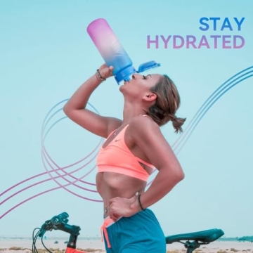 Kerilyn 32oz Leakproof Sports Water Bottle with Infuser