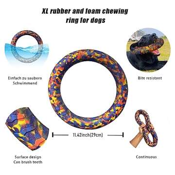 DLDER Indestructible Dog Chew Toy for Aggressive Chewers