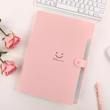 SKYDUE Expanding File Folders - 5 Pocket Organizer Set