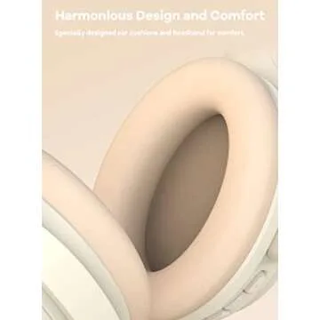 HROEENOI Active Noise Cancelling Headphones with 40H Playtime