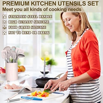 Umite Chef Silicone Utensil Set - 43 pcs Khaki