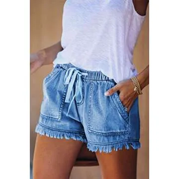 Stylish YOCUR Ladies Denim Shorts for Summer Comfort