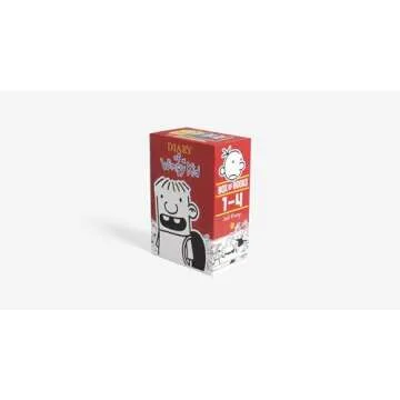 Diary of a Wimpy Kid 1-4 Box Set for Kids Gift