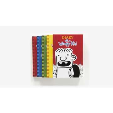 Diary of a Wimpy Kid Box of Books 1-4 Hardcover Gift Set: Diary of a Wimpy Kid, Rodrick Rules, The Last Straw, Dog Days