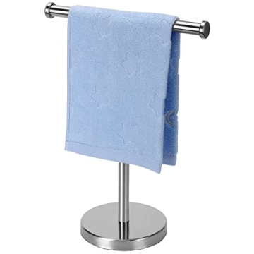 Kalitro Towel Rack Hand Towel Stand, Bathroom Hand Towel Holder Stand with Heavy Base, SUS304 Stainl...