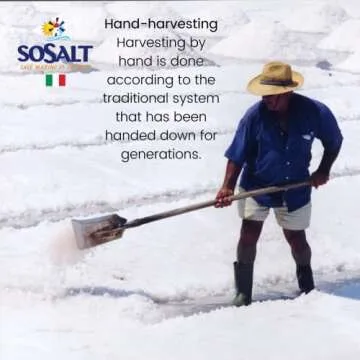 SOSALT Coarse Sicilian Sea Salt for Cooking and Grilling