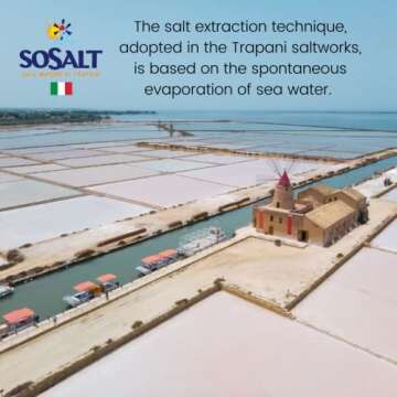 SOSALT Coarse Sicilian Sea Salt for Cooking and Grilling