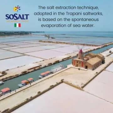 SOSALT Coarse Sicilian Sea Salt for Cooking and Grilling