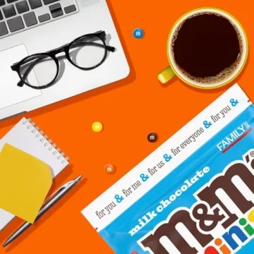 M&M'S Minis Milk Chocolate Candy Family Size 16.9 oz Bag