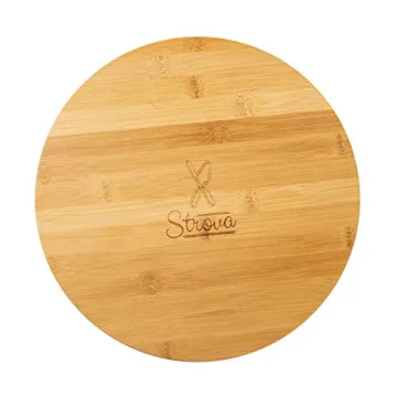 Chip and Dip Serving Bowl – Wooden Appetizer Platter Set with Dip Cup for Salsa, Guacamole, Nacho, Vegetables, Taco Chip, Snacks and More – 12 Inch Diameter