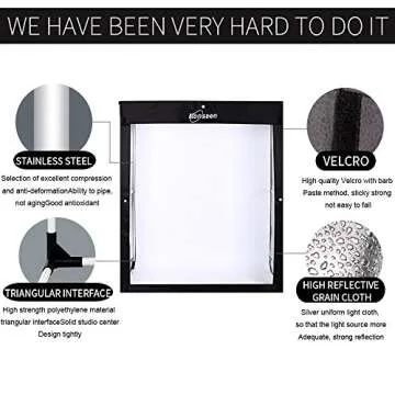 Professional LED Dimmable Photo Light Box Studio