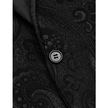 COOFANDY Floral Tuxedo Jacket for Weddings and Events