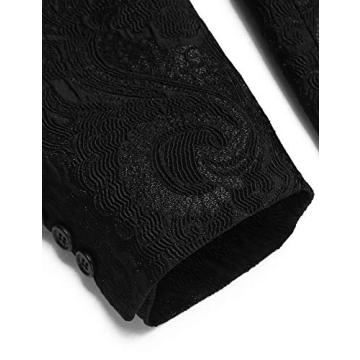 COOFANDY Floral Tuxedo Jacket for Weddings and Events