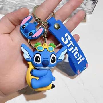 Rawan Fresh Cartoon Keychains - Cute, Durable Accessories For All Ages