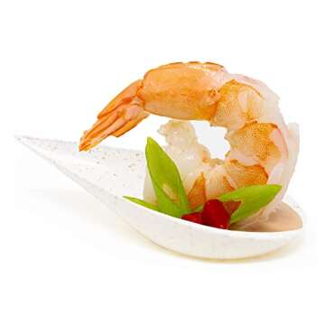 48 Pack Eco-Wheat Tiny Tear Spoon Wheat Plastic Mini Appetizer Plate Mini Eco-Wheat Dessert Spoons Professional-Grade Recyclable Sustainable Small Serving Platter CMJJ