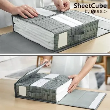 Effortless Organization with SheetCube Bed Sheet Organizers