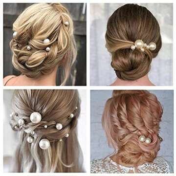 Elegant 26 Pack Gold Bridal Hair Accessories for Weddings