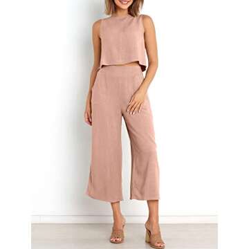 ANRABESS 2 Piece Summer Outfits for Women - Stylish & Comfortable