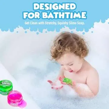 Tub Works® Fizzy Bath Color Tablets & Bath Slime Soap| Nontoxic | Create Fun Bath Colors with 7 Colors of Bath Drops | Enjoy Stretchy, Squishy Bath Slime Soap for Kids Bath Sensory Fun