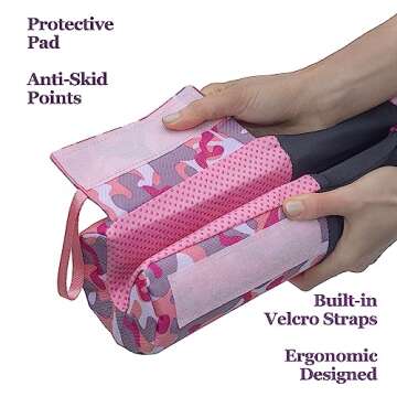 GENESIS SYSTEMS Squat Pad Barbell Pad for Hip Thrusts Squats Lunges Glute Bridge - Foam Pad for Weig...