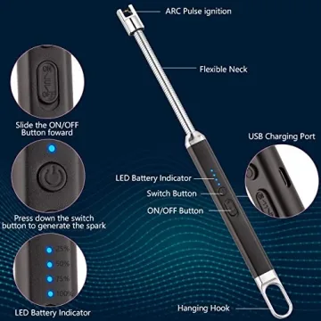 MEIRUBY Electric Candle Lighter Rechargeable USB for All