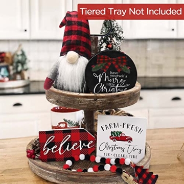 Charming Christmas Decor Set with Gnomes and Signs