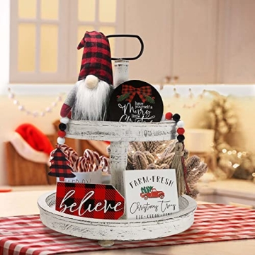 Charming Christmas Decor Set with Gnomes and Signs