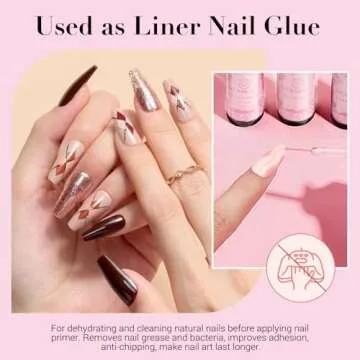 AZUREBEAUTY Gel Nail Kit for Long Lasting Nail Art