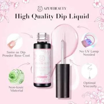 AZUREBEAUTY Gel Nail Kit for Long Lasting Nail Art