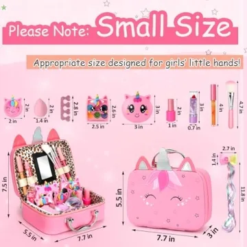Washable Kids Makeup Set for Little Girls Toys