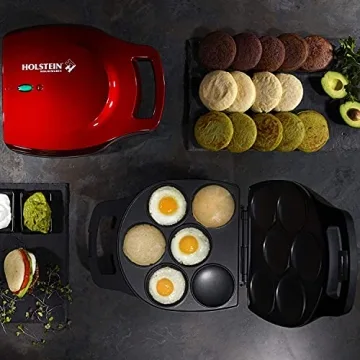 Holstein 6-Section Multi-Food Maker for Arepas and More