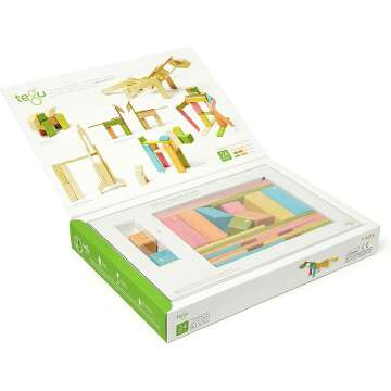24 Piece Tegu Wooden Block Set - Magnetic Tints
