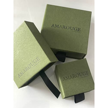 AMAROUGE Big Rectangle Cubic Zirconia Earrings for Women