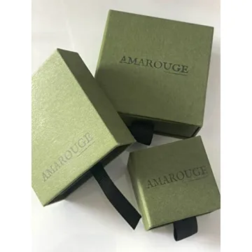 AMAROUGE Big Rectangle Cubic Zirconia Earrings for Women