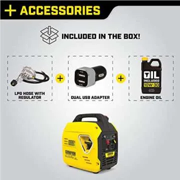 Champion 2000-Watt Dual Fuel Portable Inverter Generator