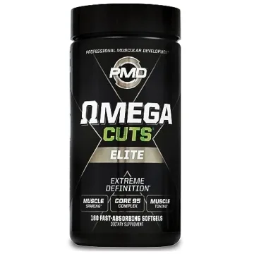 PMD Sports Omega Cuts Elite - Fat Loss & Muscle Definition (180 Softgels)