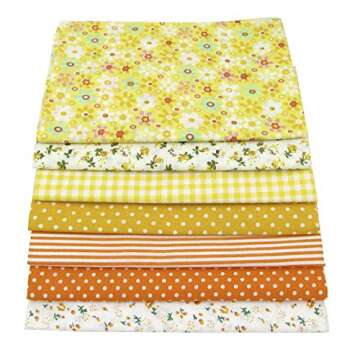 56pcs 9.8" x 9.8" No Repeat Floral Cotton Fabric for DIY Quilting