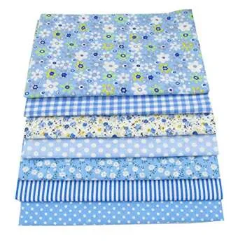 56pcs Floral Cotton Fabric Bundle for Quilting & DIY