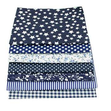 56pcs Floral Cotton Fabric Bundle for Quilting & DIY