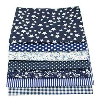 56pcs Floral Cotton Fabric Bundle for Quilting & DIY