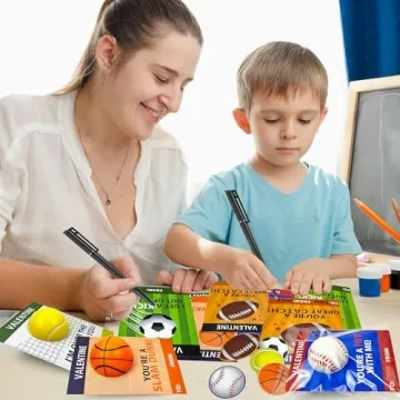 Valentine's Day Sports Gifts for Kids Classroom 20-Pack