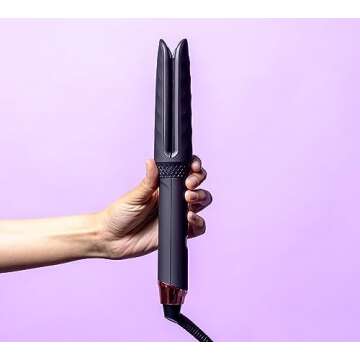 SUTRA Professional Styling Wand | 2-in-1 Hair Straightener/Flat Iron, and Curling Iron, Curl, Wave, or Straighten Hair, 4 Heat Settings, 1-inch, Black,1 Count (Pack of 1)