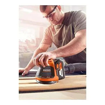 Ridgid R8606B Cordless Random Orbit Sander - Power & Precision