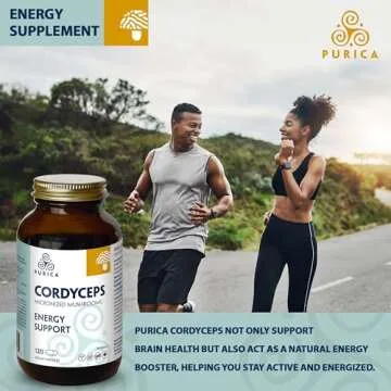 PURICA Cordyceps Micronized Mushrooms for Vitality