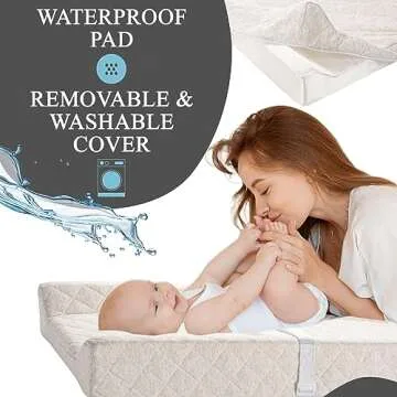 Organic Cotton Baby Changing Pad - Soft & Waterproof