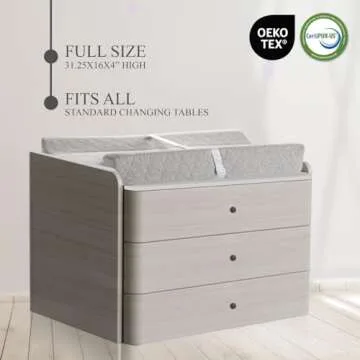 Organic Cotton Baby Changing Pad - Soft & Waterproof