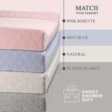 Organic Cotton Baby Changing Pad - Soft & Waterproof