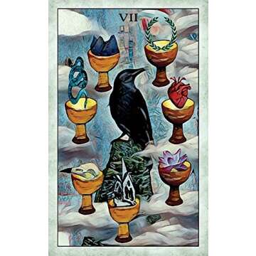 Crow Tarot Deck for Insightful Readings and Intuition Exploration
